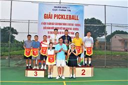Giải Pickleball Cục Chính trị thành công tốt đẹp